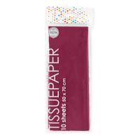 Globos Tissuepapier 10 vellen bordeaux, 50x70cm