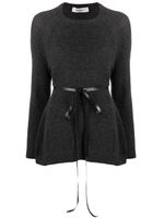 Valentino Garavani pull ceinturé - Gris
