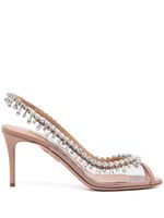 Aquazzura escarpins Temptation 75 mm - Blanc - thumbnail