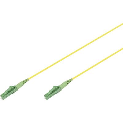 Digitus DK-2933-10-APC-SX Glasvezel Optische vezel Aansluitkabel 10 m Geel, Geel-groen, Groen, Groen-geel [1x LC APC-stekker - 1x LC APC-stekker] 9/125 µ