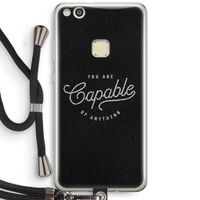 Capable: Huawei Ascend P10 Lite Transparant Hoesje met koord