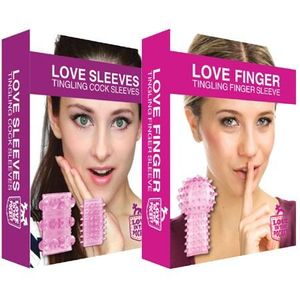 Love In The Pocket AANBIEDING Love Finger Tingling En Love Sleeves - Stimulerende Speeltjes