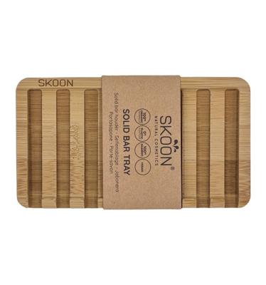 Solid bar tray - 2 bar - all bamboo