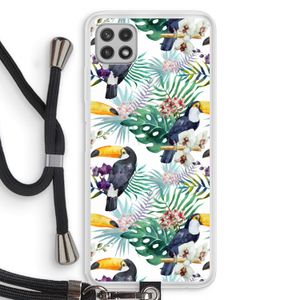 Tukans: Samsung Galaxy A22 4G Transparant Hoesje met koord