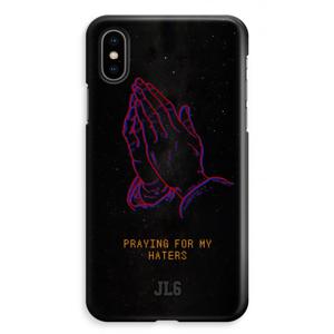 Praying For My Haters: iPhone XS Max Volledig Geprint Hoesje