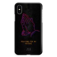 Praying For My Haters: iPhone XS Max Volledig Geprint Hoesje - thumbnail