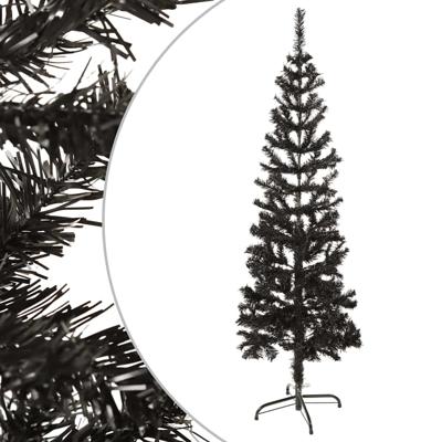 VidaXL Kerstboom smal 150 cm zwart