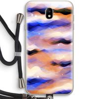 Donkere Wolken: Samsung Galaxy J7 (2017) Transparant Hoesje met koord