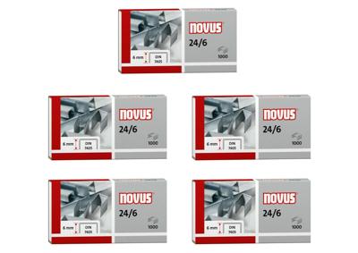 Van Der Doelen 5 dozen nietjes van novus afm 24/6