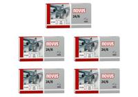 Van Der Doelen 5 dozen nietjes van novus afm 24/6 - thumbnail