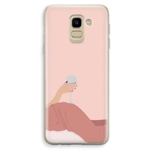 Wine: Samsung Galaxy J6 (2018) Transparant Hoesje