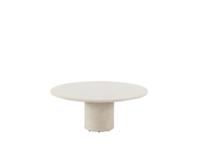 Hampton low dining tafel zand rond mortex dia. 160 cm 4SO - 4so
