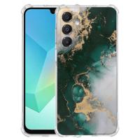 TPU Telefoonhoesje Samsung Galaxy A17 - Marmer Groen schokabsorberende backcover