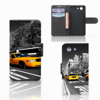 Sony Xperia Z3 Compact Flip Cover New York Taxi - thumbnail