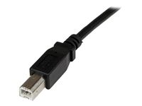 .com 91 cm lange, Paneel gemonteerde USB-kabel A naar B - F/M - USB-verlengkabel - USB (V) naar USB type B (M) - USB 2.0 - 91.4 cm - zwart - thumbnail