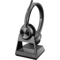 HP Poly DECT Headset Savi 7320 Office Stere On Ear headset Computer Bluetooth Stereo Zwart Noise Cancelling - thumbnail