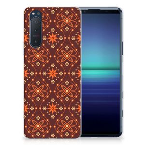 Sony Xperia 5II TPU bumper Batik Brown