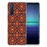 Sony Xperia 5II TPU bumper Batik Brown