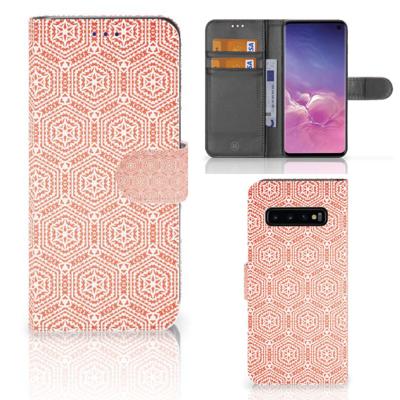 Samsung Galaxy S10 | Telefoon Hoesje | Pattern Orange
