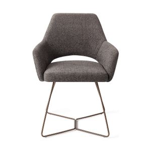 Jesper Home Yanai eetkamerstoel Amazing Grey beehive rose