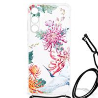 Samsung Galaxy A25 Case Anti-shock Bird Flowers