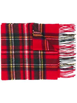 Barbour écharpe à motif tartan - Rouge
