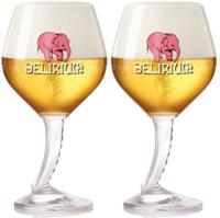 Delirium Bierglazen op Voet - 330 ml - 2 stuks Delirium Bierglazen op Voet - 330 ml - 2 stuks