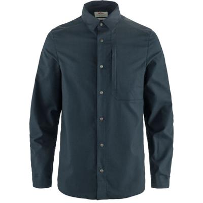 Fjallraven Keb Trekking LS Shirt Heren Dark Navy-Dark Navy L
