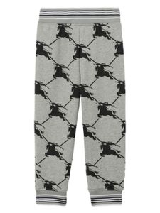 Burberry Kids pantalon de jogging à imprimé graphique - Gris