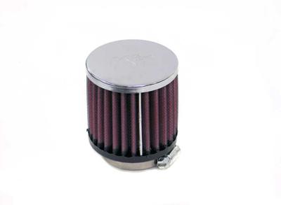 K&N Luchtfilter universeel verchroomd, Universele luchtfilters voor de moto, RC-1910