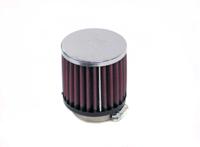 K&N Luchtfilter universeel verchroomd, Universele luchtfilters voor de moto, RC-1910