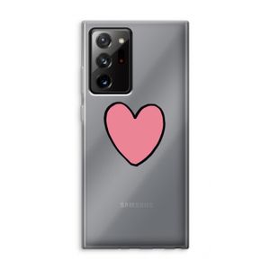 Hartje: Samsung Galaxy Note 20 Ultra / Note 20 Ultra 5G Transparant Hoesje