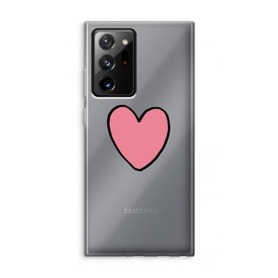 Hartje: Samsung Galaxy Note 20 Ultra / Note 20 Ultra 5G Transparant Hoesje