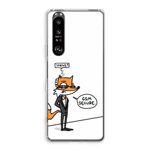 GSM secure: Sony Xperia 1 III Transparant Hoesje