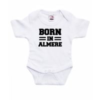 Born in Almere cadeau baby rompertje wit jongen/meisje - thumbnail