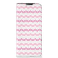 Motorola Moto E20 | Hoesje met Magneet | Waves Roze