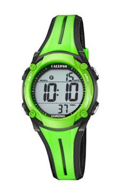 Horlogeband Calypso K5682-A Silicoon Groen 25mm