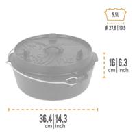 Dutch oven FT-6-t 5.5 liter - Petromax