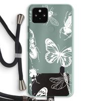 Tiny Bugs: Pixel 5a 5G Transparant Hoesje met koord