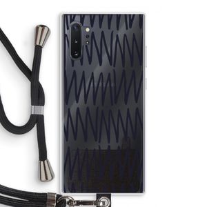 Marrakech Zigzag: Samsung Galaxy Note 10 Plus Transparant Hoesje met koord