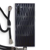 Marrakech Zigzag: Samsung Galaxy Note 10 Plus Transparant Hoesje met koord