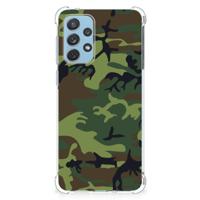 Samsung Galaxy A73 Doorzichtige Silicone Hoesje Army Dark Samsung Galaxy A73 Doorzichtige Silicone Hoesje Army Dark