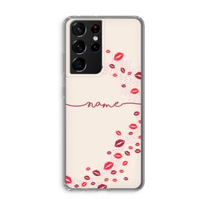 Kusjes: Samsung Galaxy S21 Ultra Transparant Hoesje