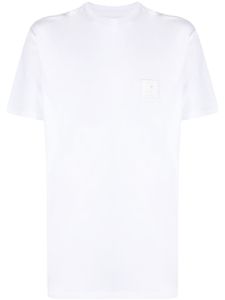 Armani Exchange t-shirt en coton à patch logo - Blanc