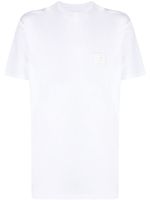 Armani Exchange t-shirt en coton à patch logo - Blanc - thumbnail