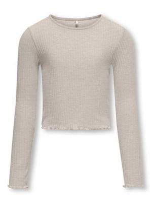 Kids ONLY winter top meisjes - beige - KogNella - stretch fit, longsleeve