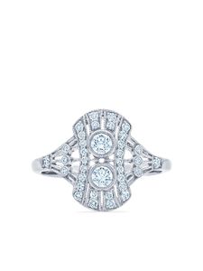 KWIAT bague Splendor en or blanc 18ct ornée de diamants - Argent