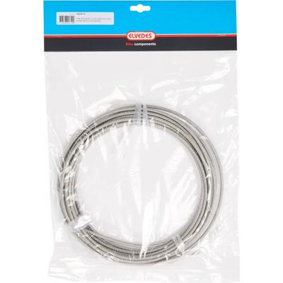 Elvedes rem buitenk 5mm smoke (10m) gevlochten 182039-10