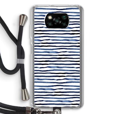 Verrassende lijnen: Xiaomi Poco X3 Pro Transparant Hoesje met koord