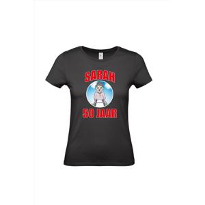 Sarah pop shirt/ kleding voor opvulbare pop - 50 jaar geworden - versiering